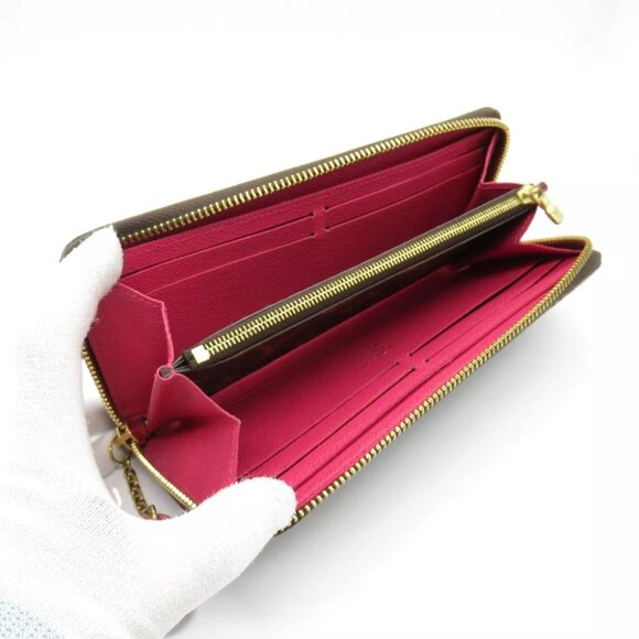 LOUIS VUITTON Portefeuille Clemence flower charm Around long wallet - Picture 5 of 12